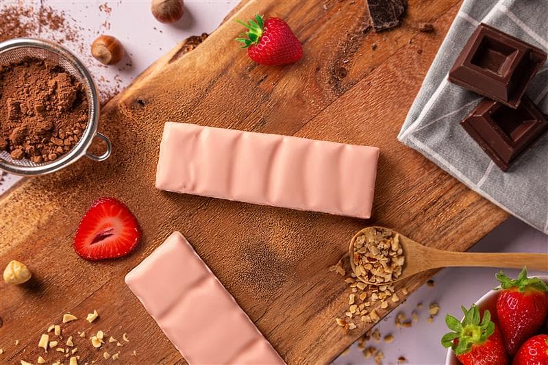 Barretta proteica crunchy alla fragola